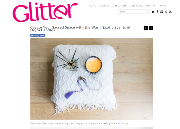 Glitter Magazine has featured OOJRA