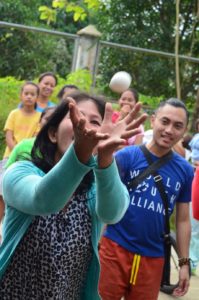 Parents also get to play during the outreach program